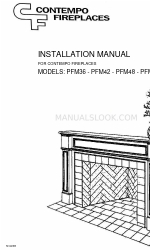 Contempo Fireplaces PFM42 Manual de instalación