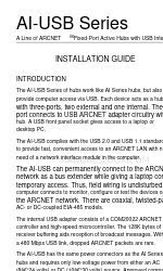 Contemporary Control Systems ARCNET AI-USB/485X Panduan Instalasi