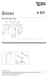 DURAVIT Brioso BR 7000 설치 지침