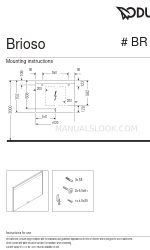 DURAVIT Brioso BR 7023 Instruções de montagem