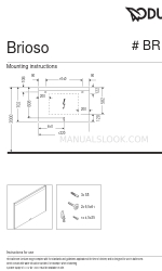 DURAVIT Brioso BR 7024 Инструкции по монтажу