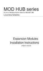 Contemporary Control Systems EXP-485X/FOG-ST Installation Instructions Manual