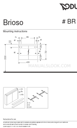 DURAVIT Brioso BR 7103 설치 지침