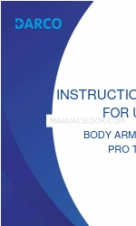 Darco BODY ARMOR PRO TERM 사용 설명서 지침