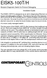 Contemporary Controls EISK5-100T/H Руководство по установке