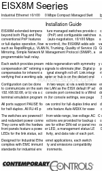 Contemporary Controls EISX8M series Manual de instalación