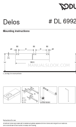 DURAVIT Delos DL 6992 L Montageanleitung