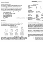 Contemporary Controls BACnet BASRTLX-B/P Instrukcja instalacji