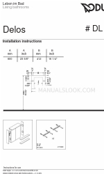 DURAVIT DL 7541 Instruções de instalação