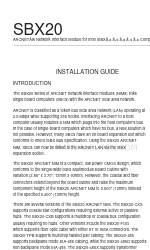 Contemporary Controls ARCNET SBX20 Series Manual de instalação