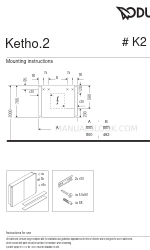 DURAVIT Ketho.2 K2 7136 取付方法