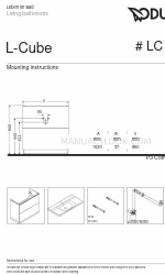 DURAVIT L-Cube Petunjuk Pemasangan