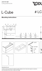 DURAVIT L-Cube LC 6277 Instrukcja montażu