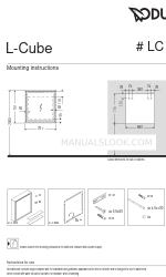 DURAVIT L-Cube LC 7650 Montageanleitung