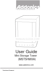 Addonics Technologies MST5HMXA Panduan Pengguna