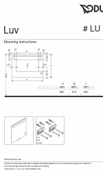 DURAVIT Luv LU 9658 설치 지침