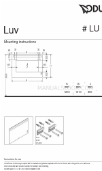 DURAVIT Luv LU 9659 Instruções de montagem