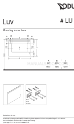 DURAVIT Luv LU 9670 Istruzioni per il montaggio