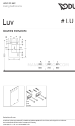 DURAVIT Luv LU 9760 Istruzioni per il montaggio