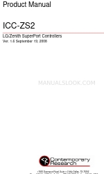 Contemporary Research ICC-ZS2 Product Manual