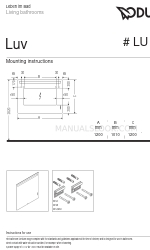 DURAVIT Luv LU 9764 Manual de início rápido