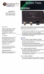 Contemporary Research VCC Specifications