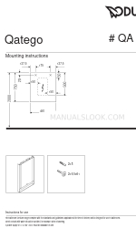 DURAVIT Qatego QA 7080 Instrukcja montażu