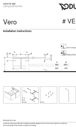 DURAVIT VE 6550 Istruzioni per l'installazione