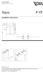 DURAVIT VE 7502 Manuale di istruzioni per l'installazione