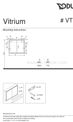 DURAVIT Vitrium VT 7157 Manuale