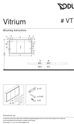 DURAVIT Vitrium VT 7158 Montageanleitung