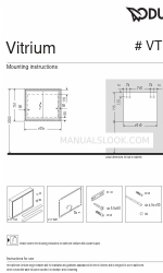 DURAVIT Vitrium VT 7162 Instrukcja montażu