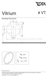 DURAVIT Vitrium VT 7375 Инструкции по монтажу