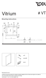 DURAVIT Vitrium VT 7379 Instrukcja montażu