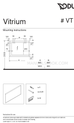 DURAVIT Vitrium VT 7383 Mounting Instructions