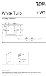 DURAVIT White Tulip WT 7050 Инструкции по монтажу