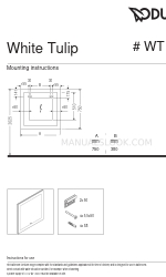 DURAVIT White Tulip WT 7051 Instrukcja montażu