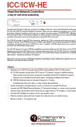 Contemporary Research ICC/ICW-HE Specificaties