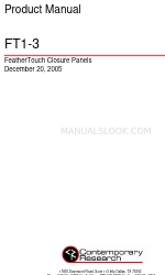 Contemporary Research FeatherTouch FT2 Manuale del prodotto