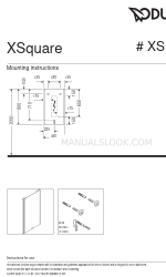 DURAVIT XSquare XS 7010 取付方法