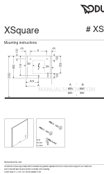 DURAVIT XSquare XS 7011 取付方法