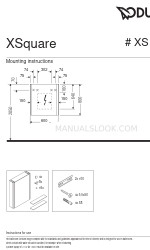 DURAVIT XSquare XS 7111 Montageanleitung