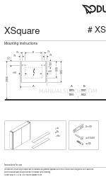 DURAVIT XSquare XS 7112 取付方法