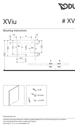 DURAVIT XViu XV 7031 取付方法