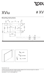 DURAVIT XViu XV 7032 取付方法