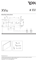 DURAVIT XViu XV 7038 Mounting Instructions