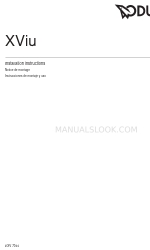 DURAVIT XViu XV 7044 Installation Instructions Manual