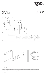 DURAVIT XViu XV 7132 Mounting Instructions