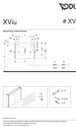 DURAVIT XViu XV 7144 Инструкции по монтажу