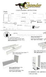 Contender C74400 Instructions de montage